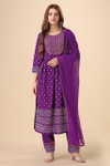 Bulbul 4 Naira Cut Rayon Printed Kurti With Bottom Dupatta Wholesalers In Delhi